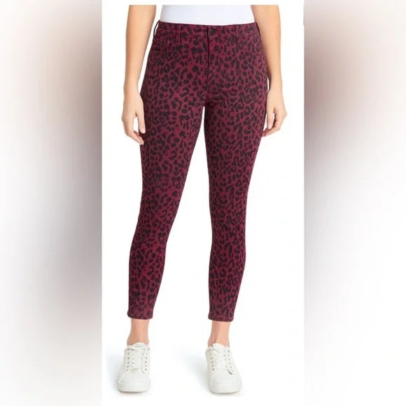 Social Standard by Sanctuary Ankle Jeans Animal Print Size 6 (SKU#G1) - Picture 1 of 8